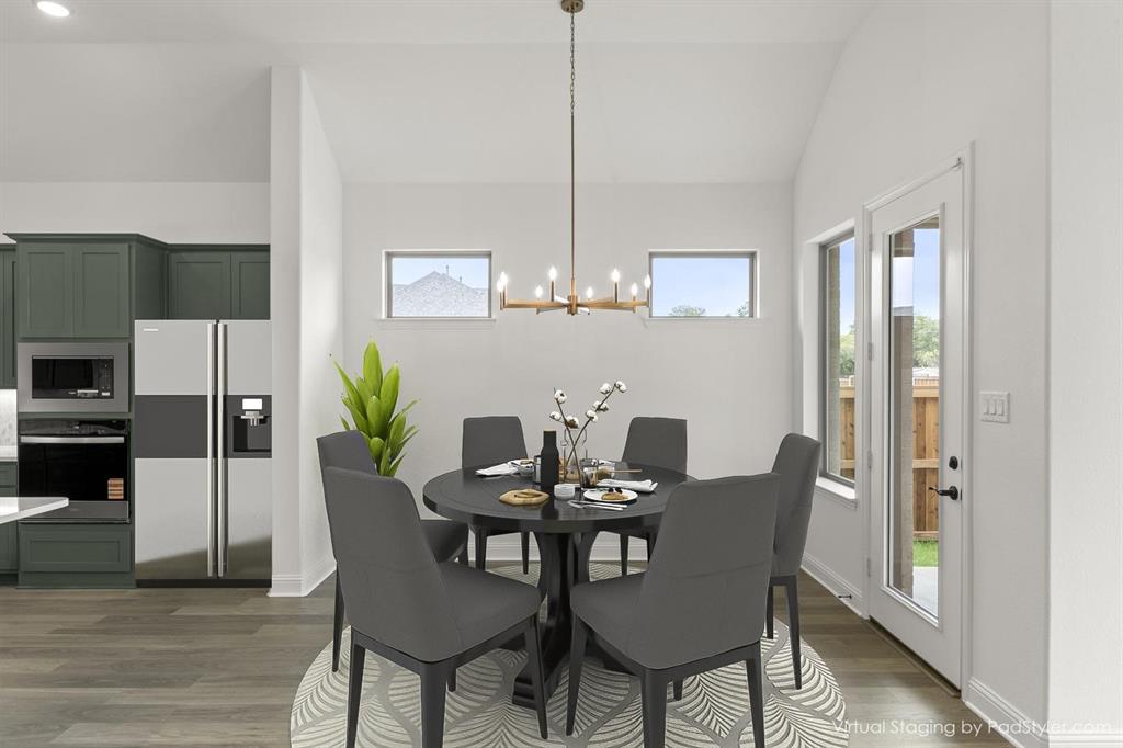 801 Stoney Bridge Way Lavon, TX 75166 - Photo 9 of 38 801 Stoney Bridge Way_Dining Virtually Staged