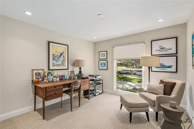 a room with furniture and a window