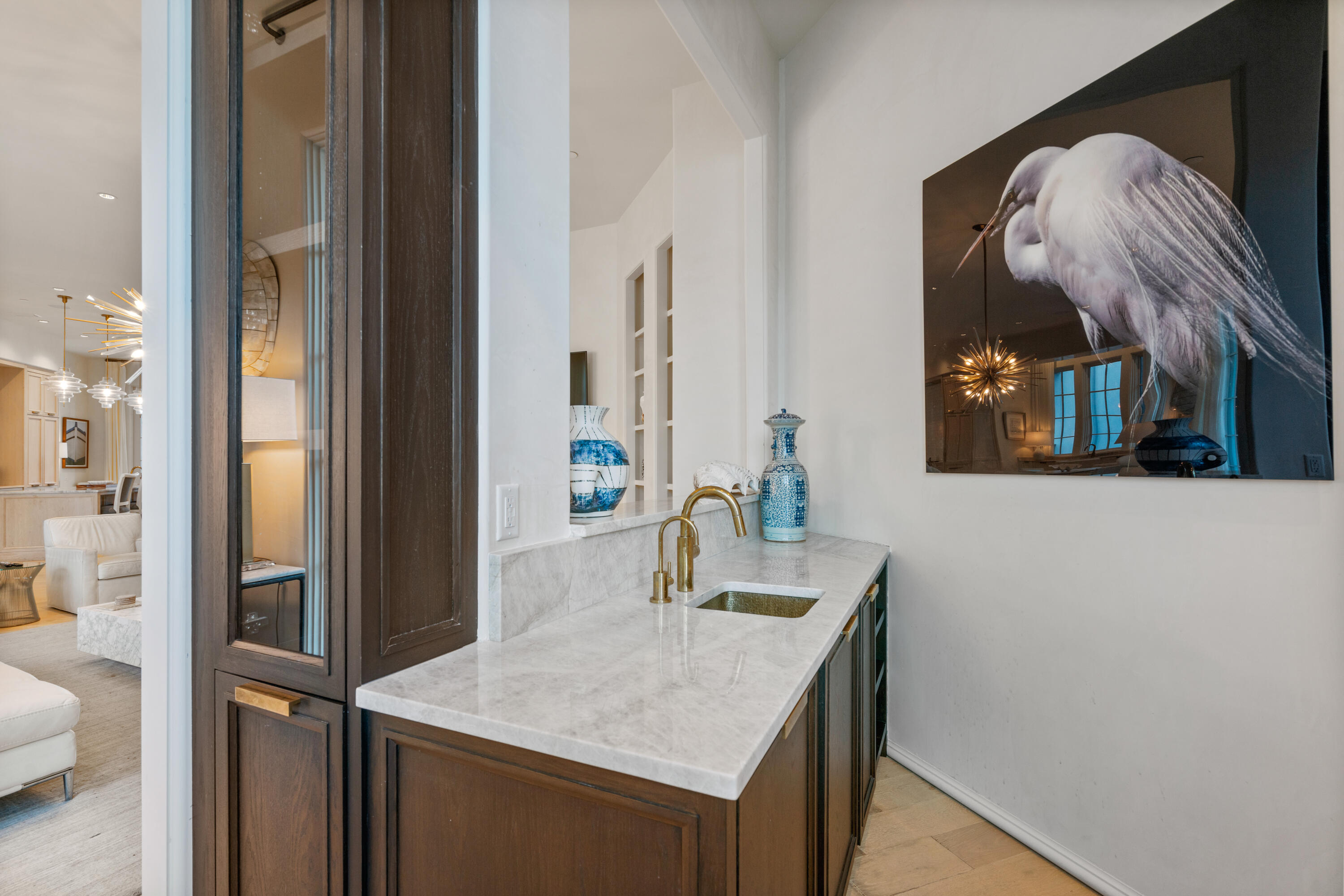 16 South Barrett Square, Unit 5 Rosemary Beach, FL 32461 - Photo 26 of 100 a bathroom with a sink and a mirror