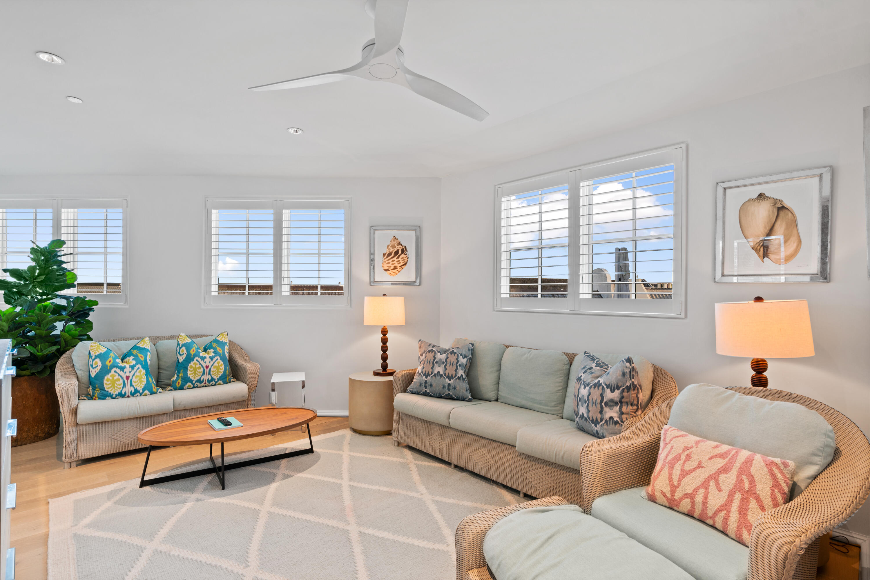 16 South Barrett Square, Unit 5 Rosemary Beach, FL 32461 - Photo 65 of 100 a bedroom with furniture and a couch