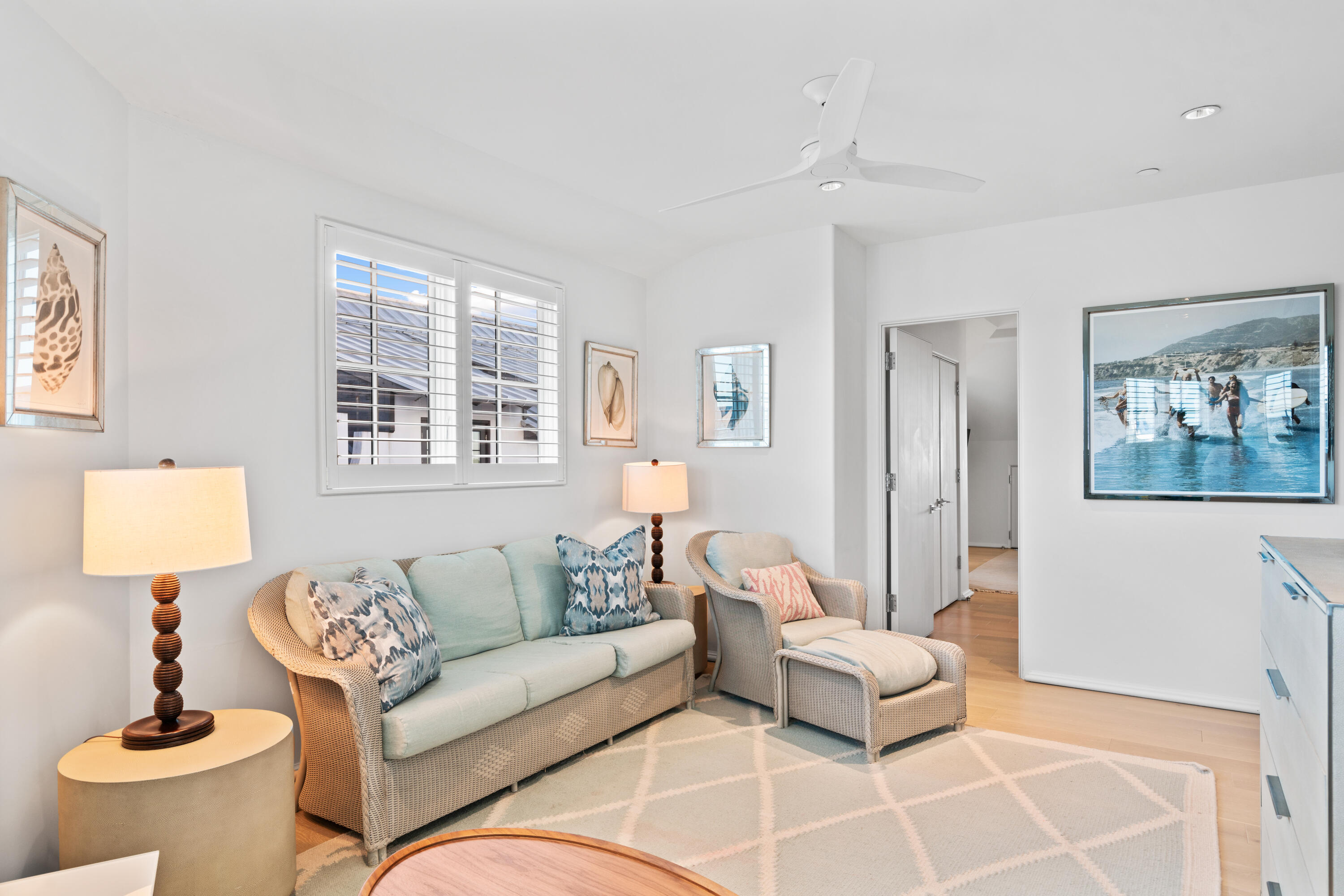 16 South Barrett Square, Unit 5 Rosemary Beach, FL 32461 - Photo 66 of 100 a living room with furniture and a painting