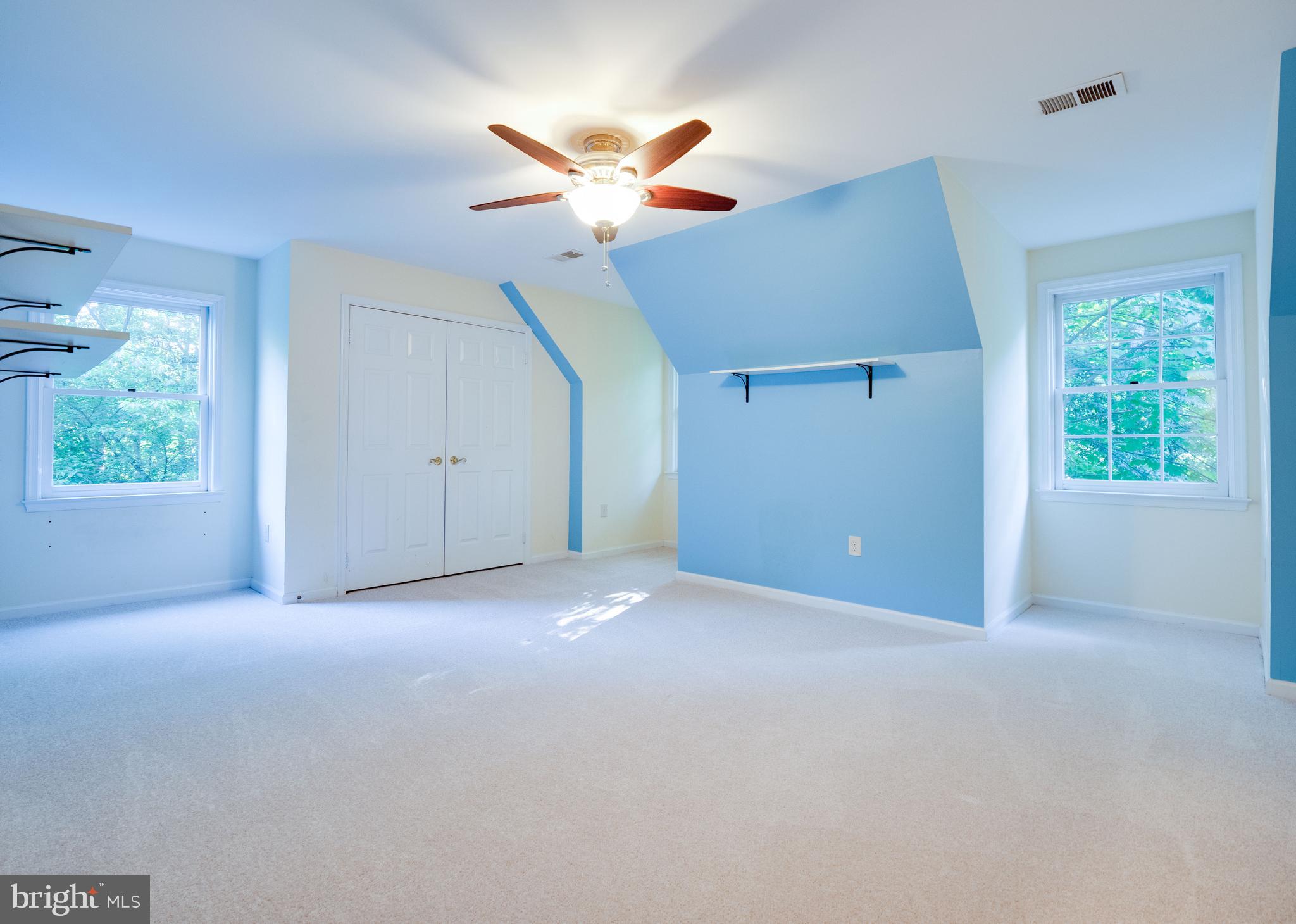 713 Clear Spring Road Great Falls, VA 22066 - Photo 32 of 41 Fourth upstairs bedroom with views from both sides