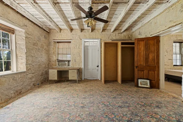 a view of lake with mountain