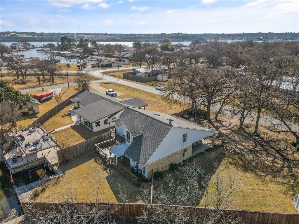 4309 Davis Road Granbury, TX 76049 - Photo 40 of 40 an aerial view of a house with a outdoor space