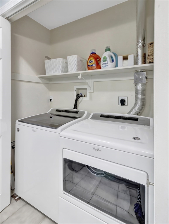 13 Shawmut Avenue, Unit 13 Mansfield, MA 02048 - Photo 19 of 34 a close view of laundry room with washer and dryer