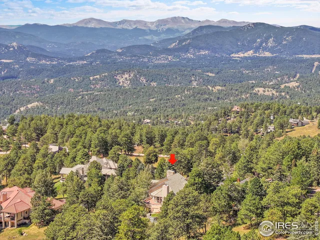 a view of city and mountain