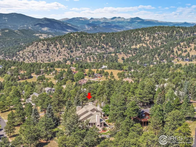 a view of city and mountain