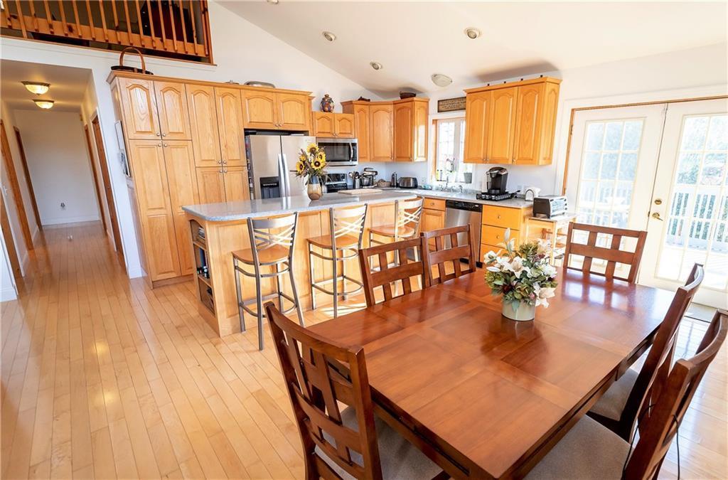 70 Colonial Road Westbrook, ME 04092 - Photo 13 of 35 Dining room area overlooks kitchen...