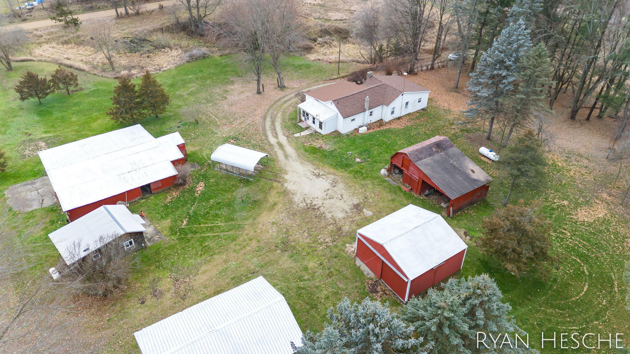 5421 Young Road Bellevue, MI 49021 - Photo 15 of 48 16-web-or-mls-5421 Young aerial-13