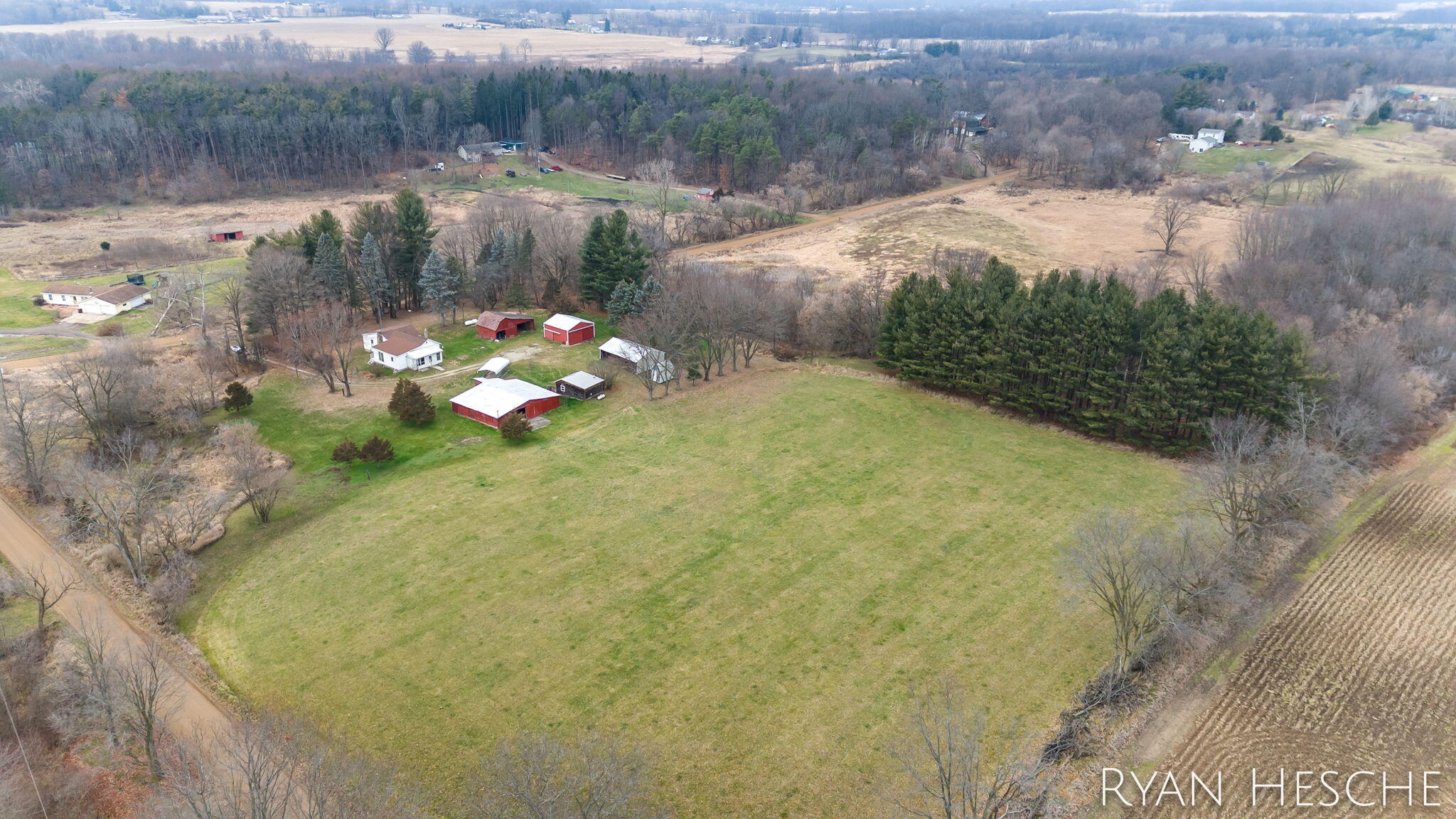 5421 Young Road Bellevue, MI 49021 - Photo 7 of 48 8-web-or-mls-5421 Young aerial-5