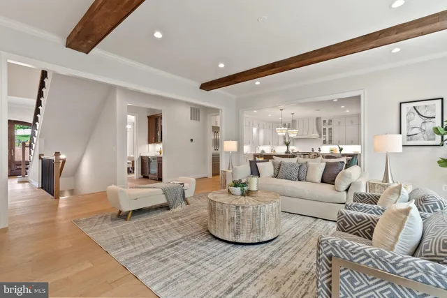 a bathroom with a sink vanity and mirror