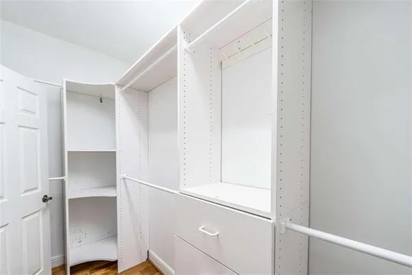 a view of walk in closet