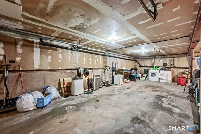 a view of storage and utility room