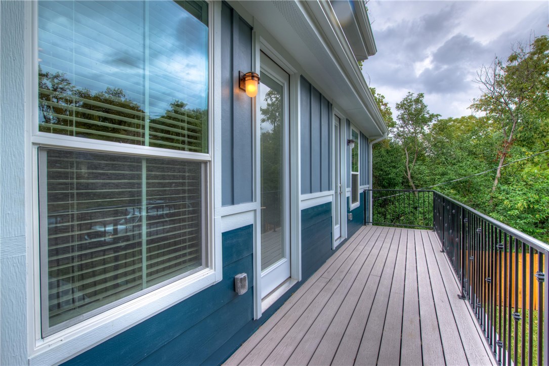 3110 Grandview Street Austin, TX 78705 - Photo 30 of 30 a view of balcony with wooden floor