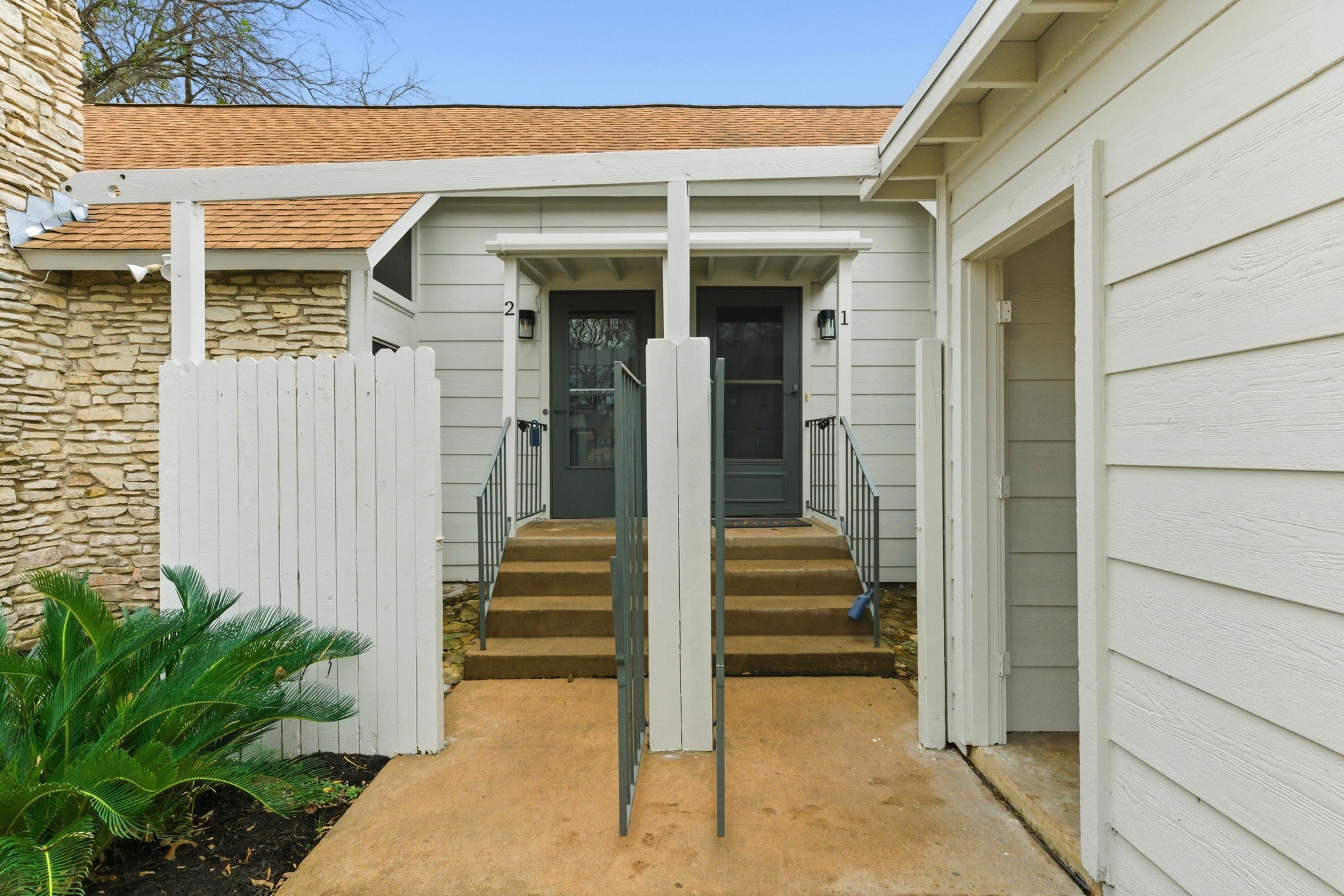 2711 St Edwards Circle Austin, TX 78704 - Photo 22 of 40 Unit 2 (the unit on the left) mirrors Unit 1 with a few small differences.