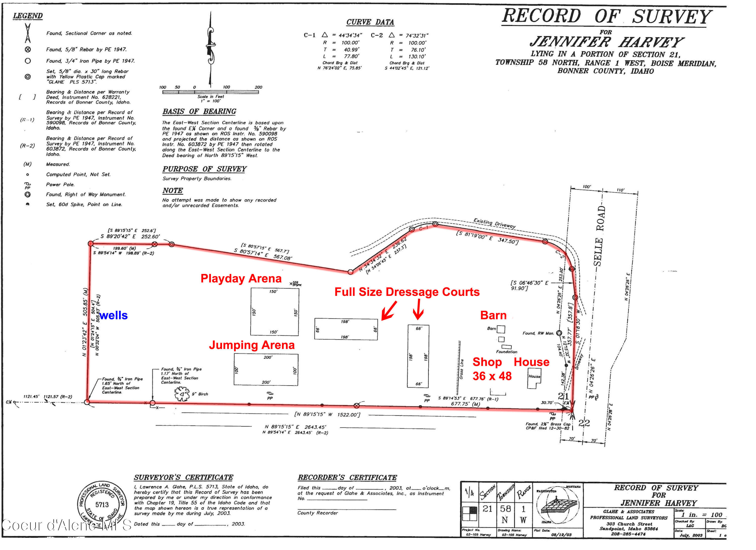 55 Trotter Lane Sandpoint, ID 83864 - Photo 54 of 80 Map of the property