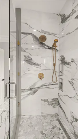 a view of a livingroom with furniture wooden floor and a window