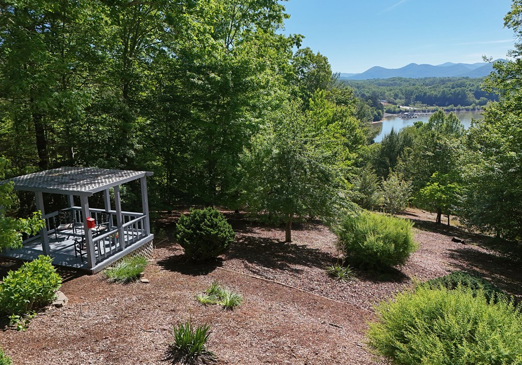 382 Pat Colwell Road Blairsville, GA 30512 - Photo 41 of 42 a view of a sitting area with green trees