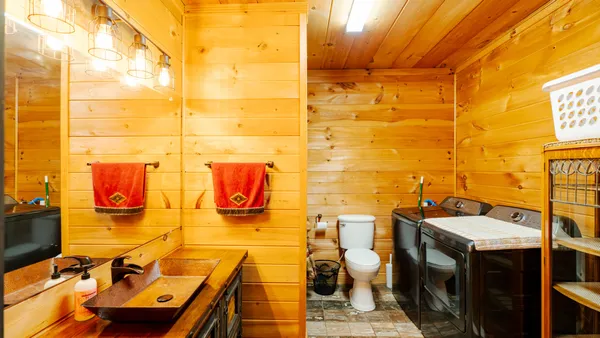 a view of storage and utility room