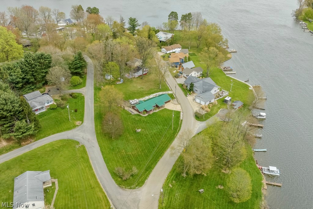 6939 Lakeview Road Hanoverton, OH 44423 - Photo 38 of 42 Bird's eye view featuring a water view