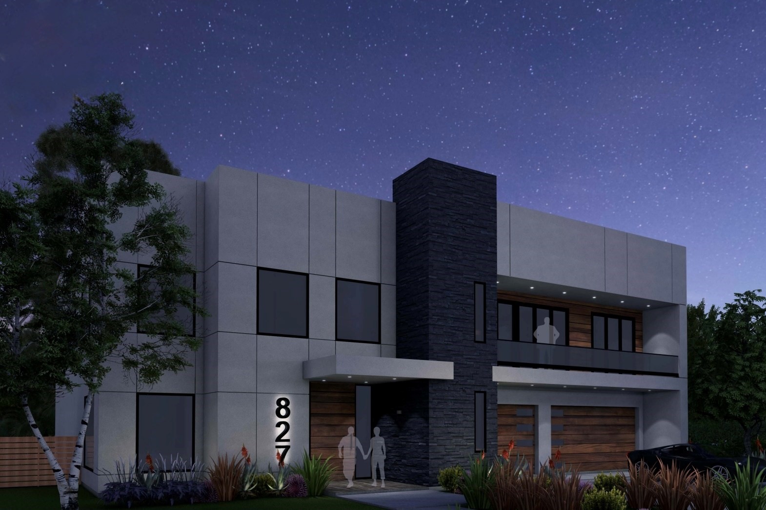 827 Bunker Hill Road Houston, TX 77024 - Photo 12 of 13 a front view of a building with garden