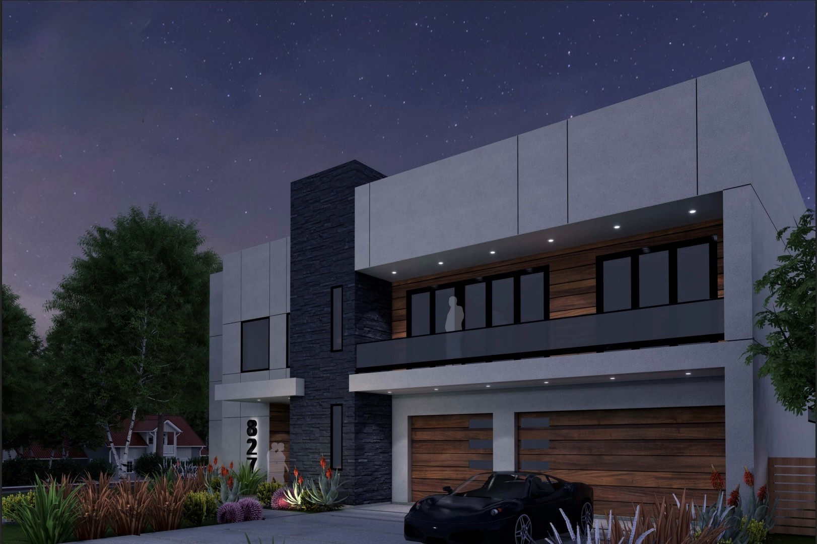 827 Bunker Hill Road Houston, TX 77024 - Photo 13 of 13 a front view of a house with a garden