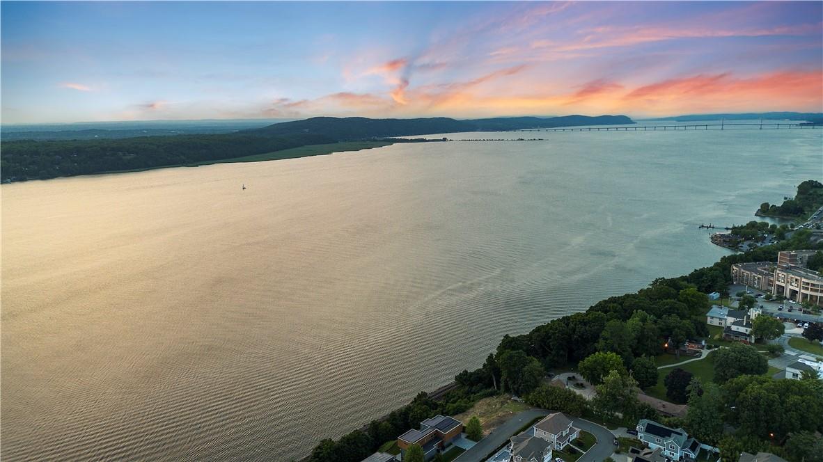 11 Fairlawn Avenue Dobbs Ferry, NY 10522 - Photo 6 of 9 Aerial view at dusk featuring a water view