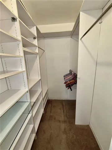 a view of walk in closet
