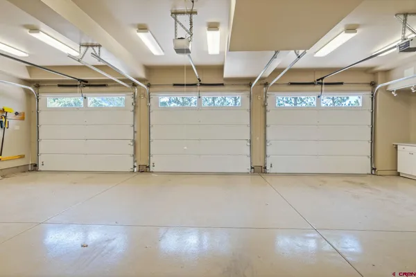 a view of parking garage