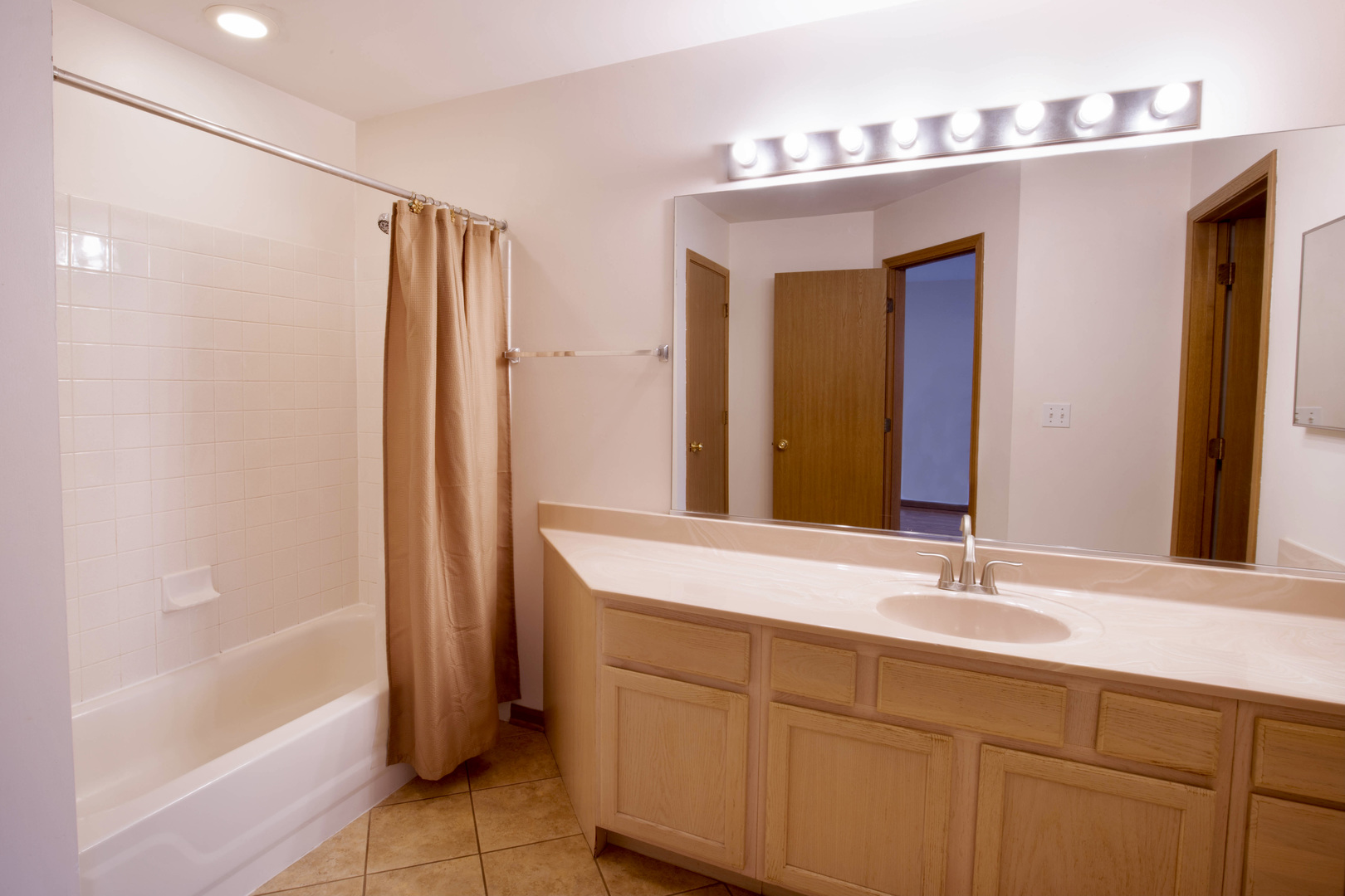 4736 Lacey Avenue Lisle, IL 60532 - Photo 13 of 20 a bathroom with a double vanity sink and a bathtub