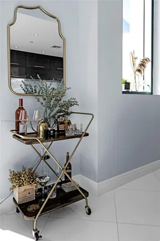 a room with gym equipment