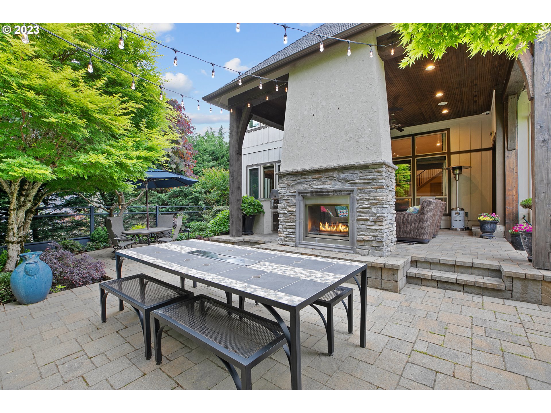 14051 155th Terrace Portland, OR 97224 - Photo 43 of 48 a patio with table and chairs