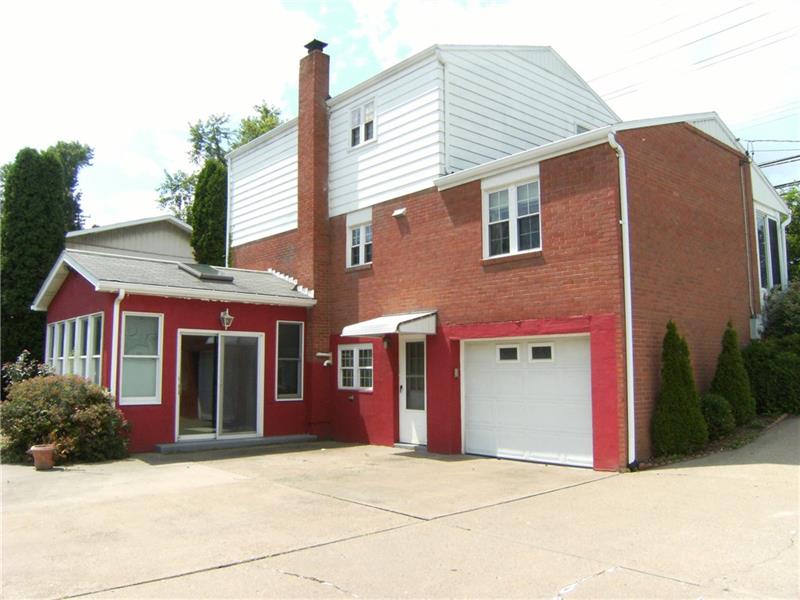 3674 Brodhead Road Monaca, PA 15061 - Photo 23 of 25 Rear View Showing Great Room Addition And Integral Garage