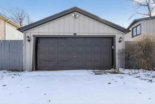 a view of wooden house