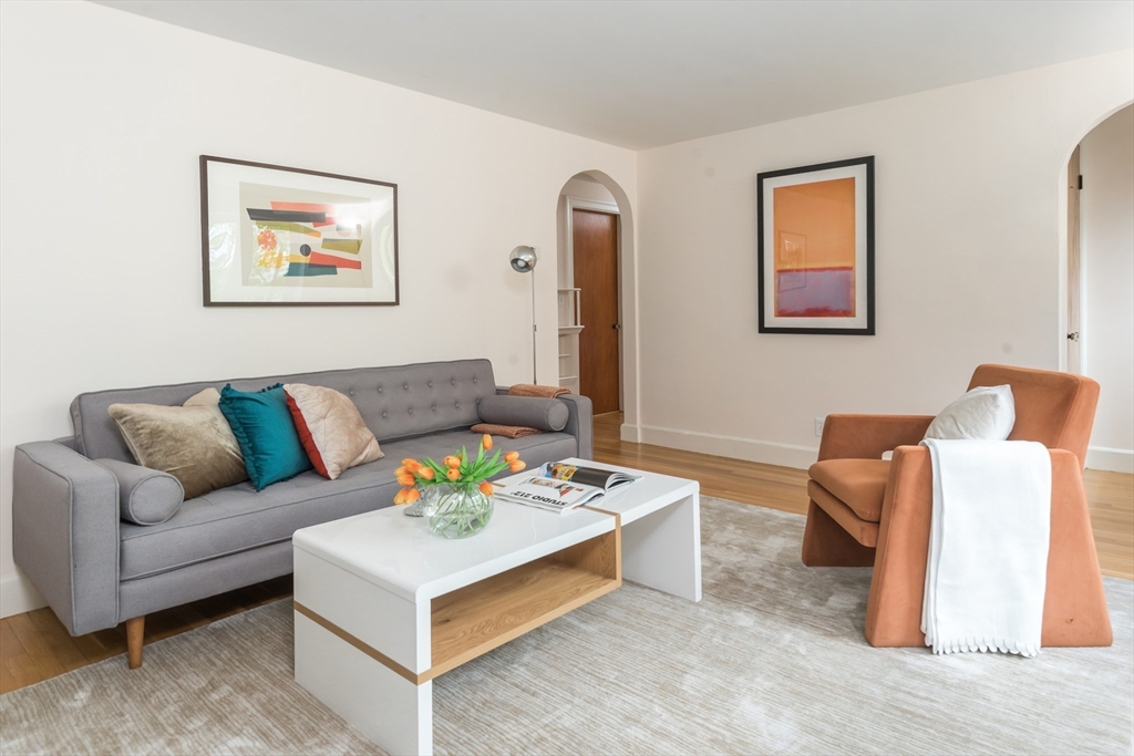 67 Smith Street Arlington, MA 02476 - Photo 6 of 32 a living room with furniture and a couch