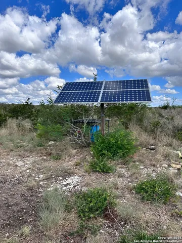 a view of a lake from a yard