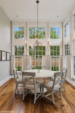 a living room with furniture and windows
