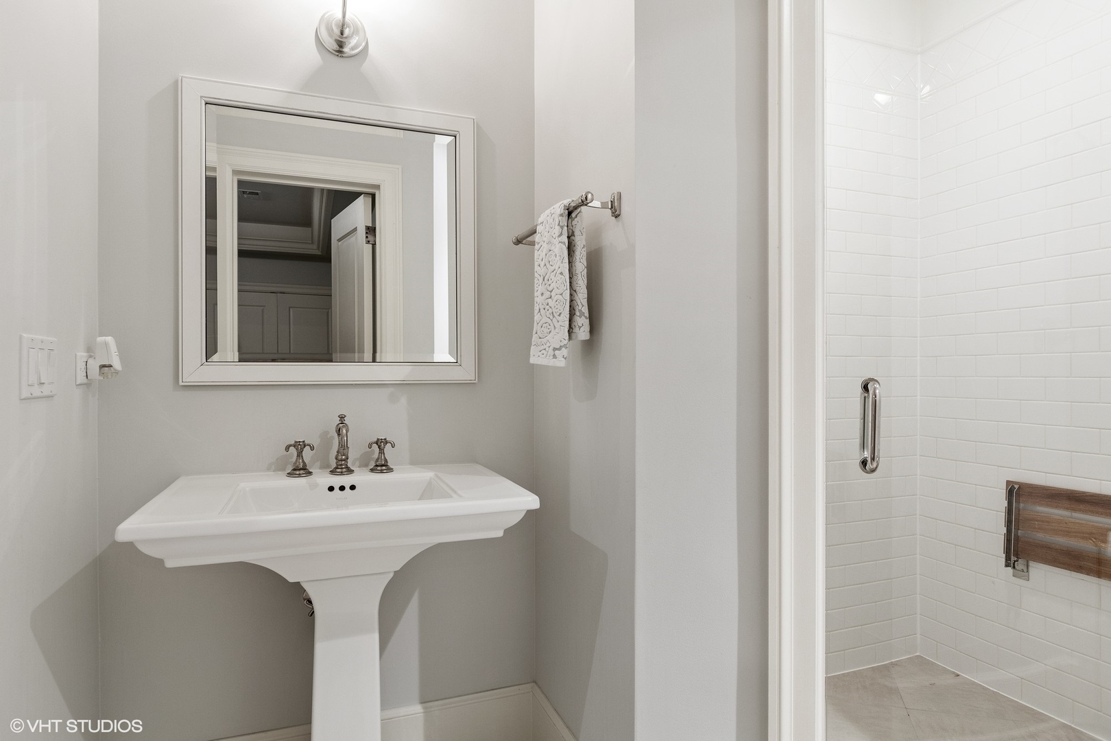 725 Walden Road Winnetka, IL 60093 - Photo 51 of 84 a bathroom with a sink and a mirror