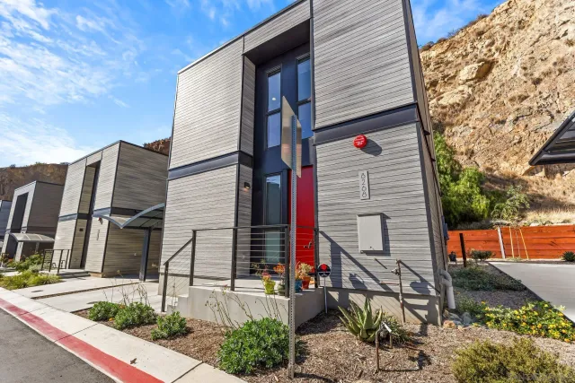 a view of a house with a sink and stairs
