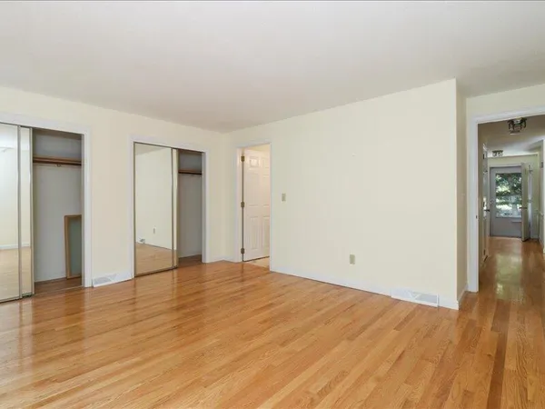 wooden floor in an empty room