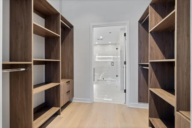 a view of walk in closet