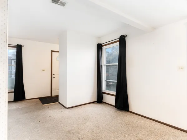 a view of an empty room