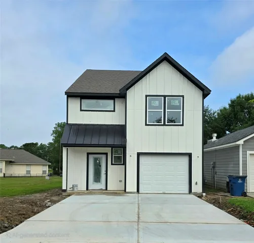 a house view with a outdoor space