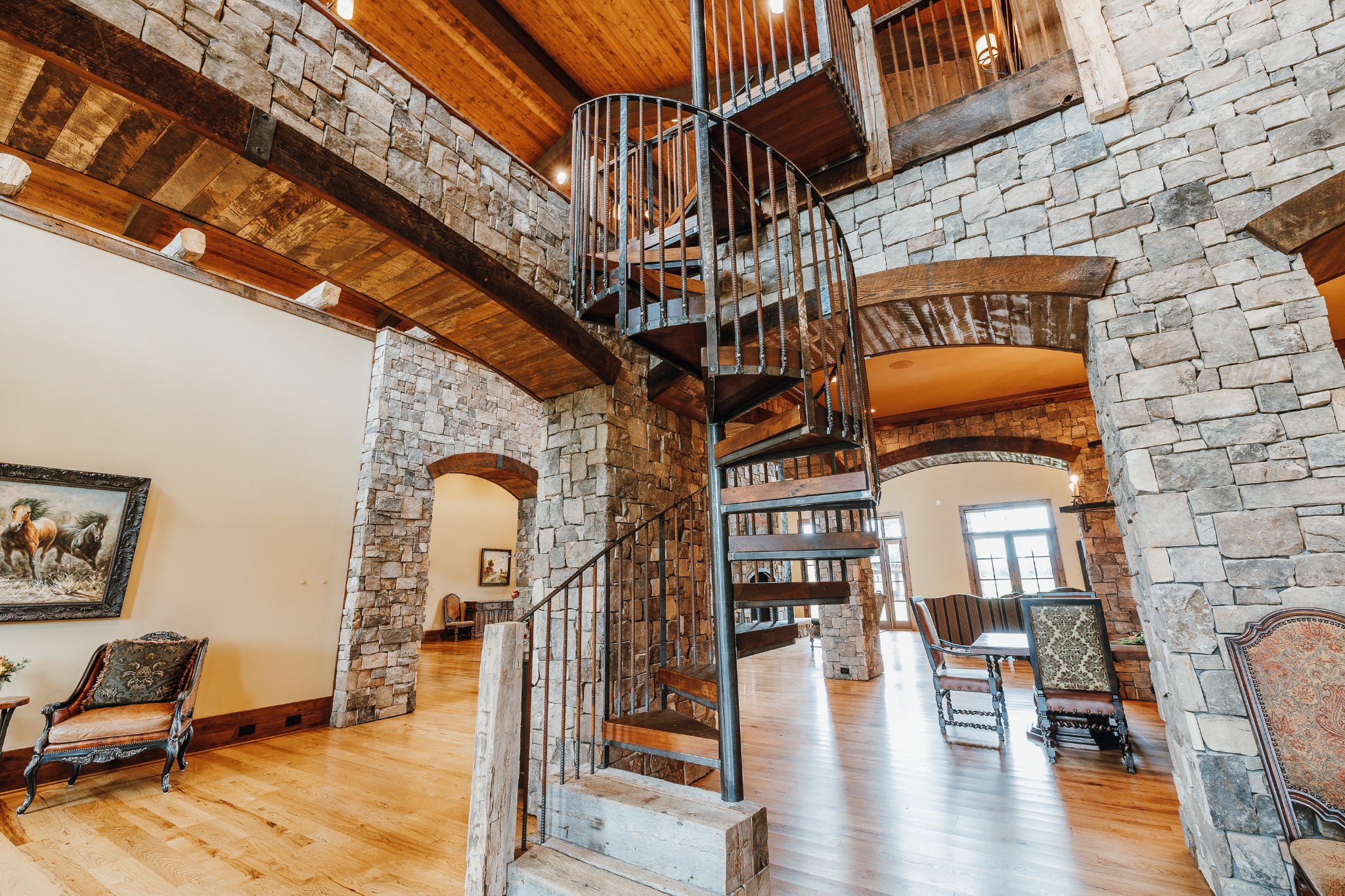 4750 Sharpsville Road Murfreesboro, TN 37130 - Photo 19 of 70 a view of livingroom with furniture wooden floor windows and kitchen view