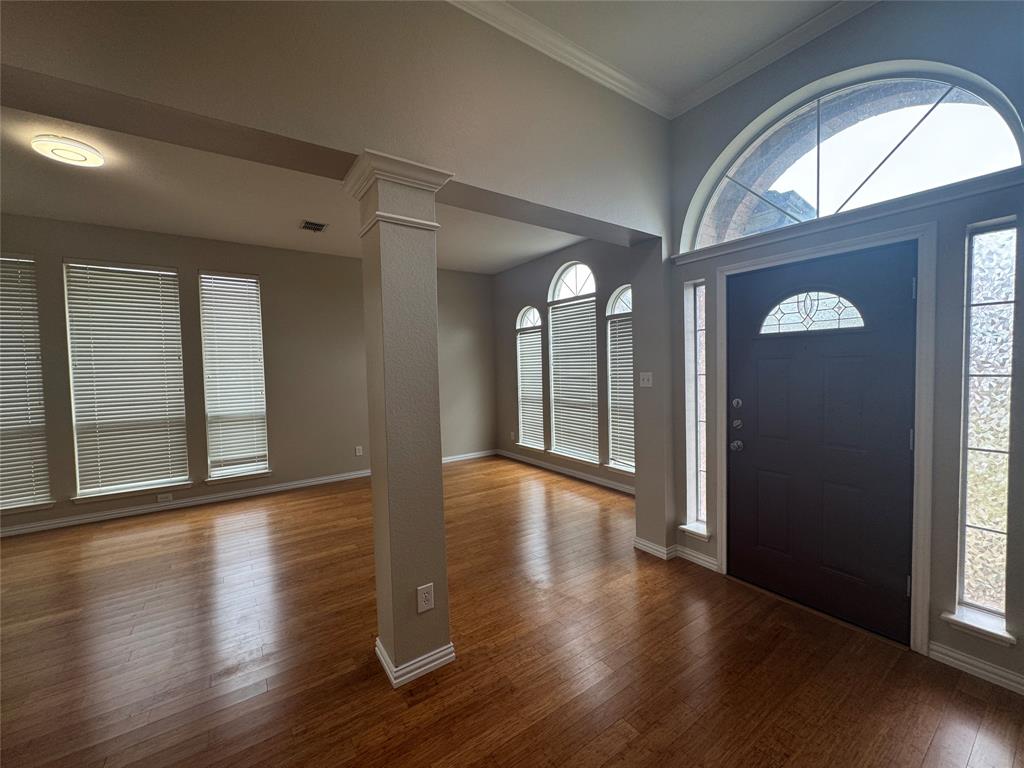 8109 Sebastian Frisco, TX 75035 - Photo 4 of 19 a view of gallery with wooden floor