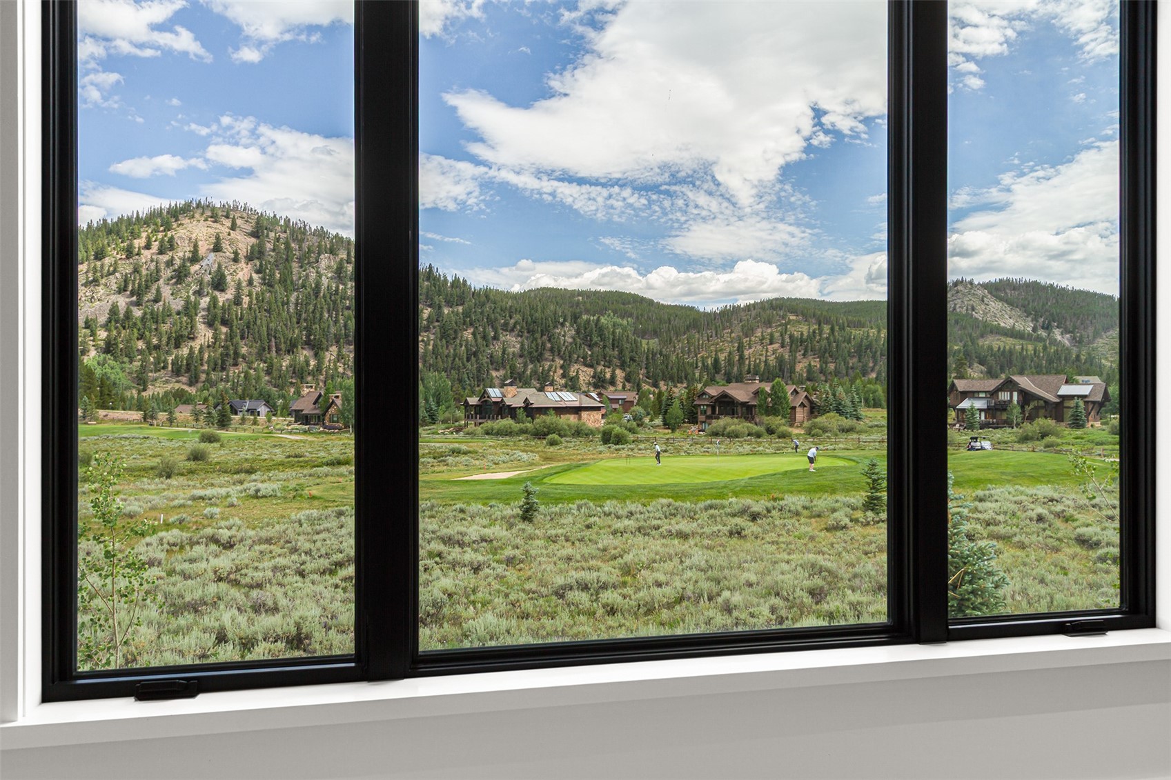 294 Gold Run Road Breckenridge, CO 80424 - Photo 14 of 49 a view of a garden from a window