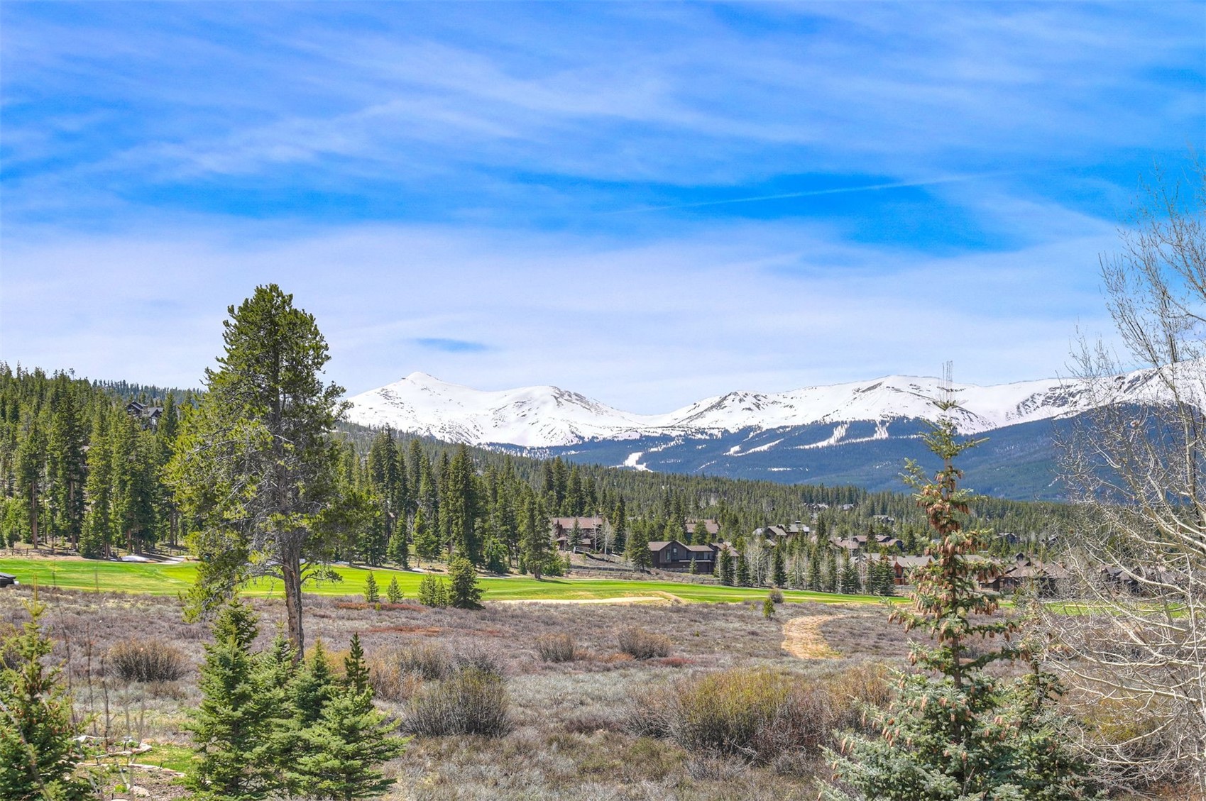 294 Gold Run Road Breckenridge, CO 80424 - Photo 42 of 49 a view of a town with mountains in the background