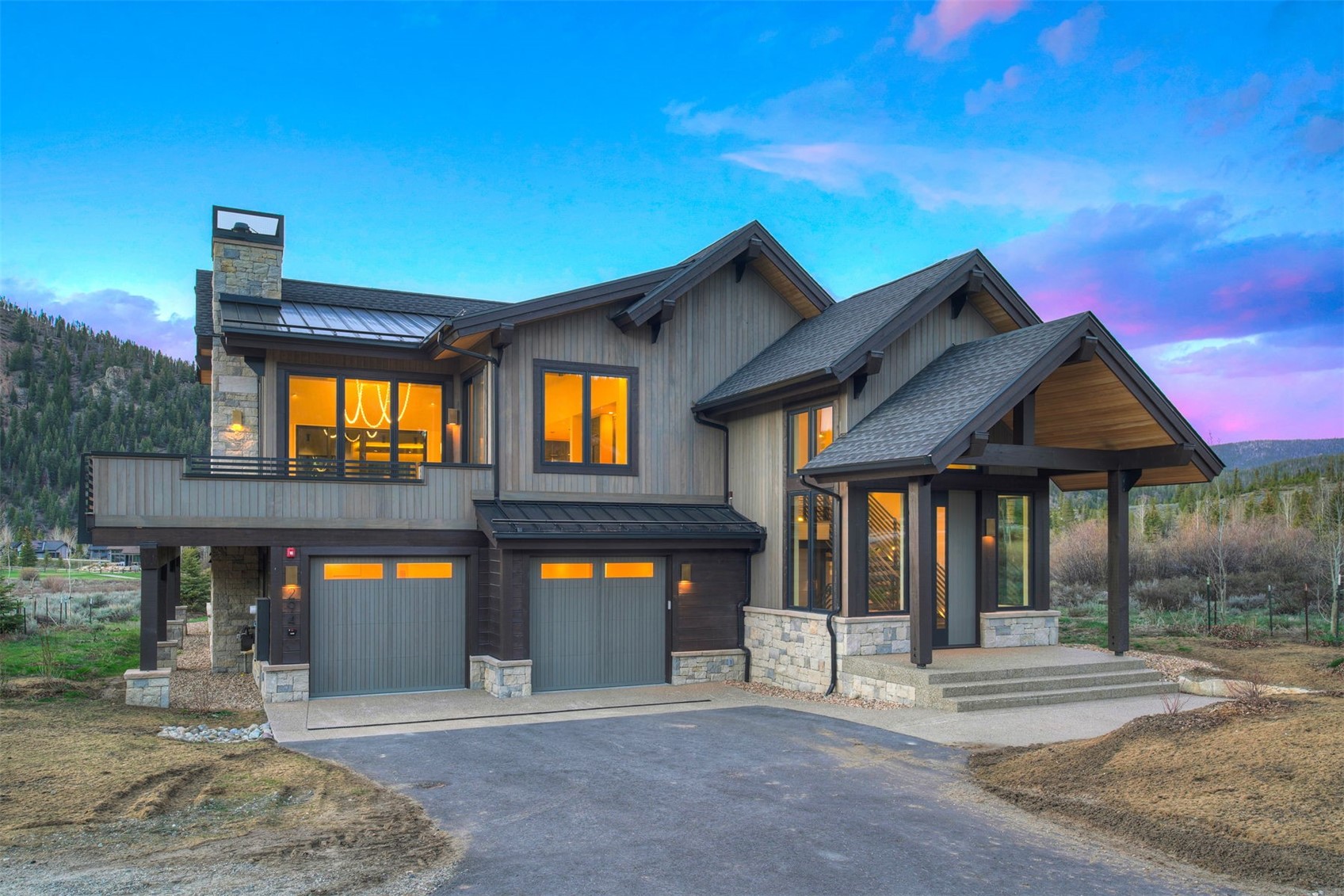 294 Gold Run Road Breckenridge, CO 80424 - Photo 48 of 49 a front view of a house with a yard
