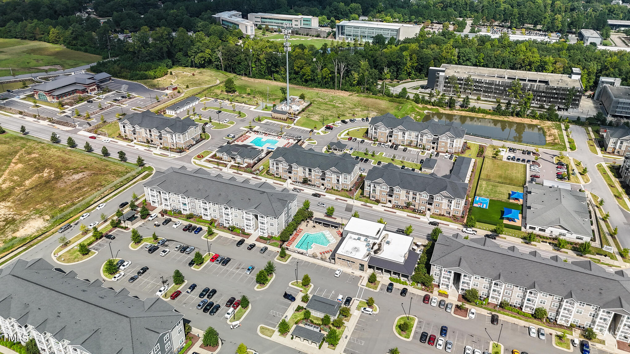 5436 Crescent Square Street Raleigh, NC 27616 - Photo 35 of 36 Aerial View of 5401 North