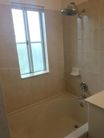 a view of a glass door